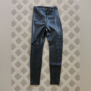 Lysse black faux leather leggings